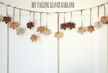 Guirlande de feuilles d'automne