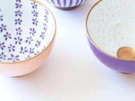 Personnaliser des bols en porcelaine avec de la peinture