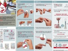 Mode d'utilisation de l'auto-test de dépistage du VIH