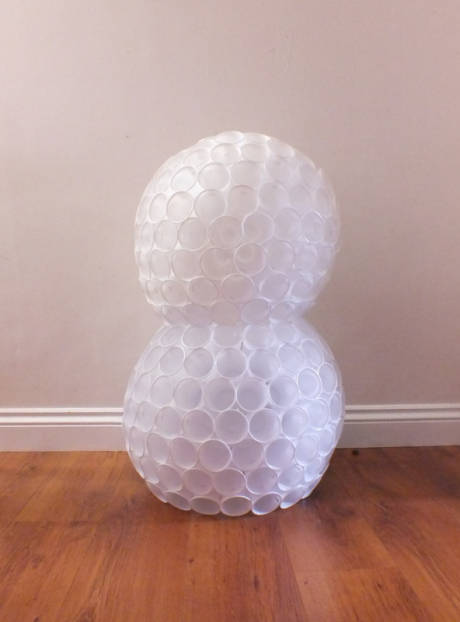 Bonhomme de neige en goblets