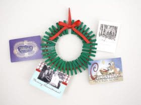 Couronne de Noël Créative en Pinces à Linge