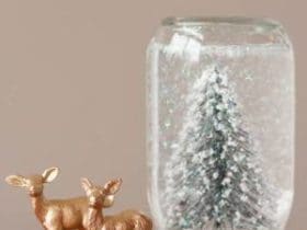 Boule à neige faite-maison