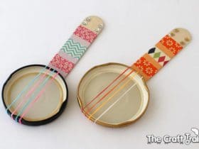 Mini banjos avec des couvercles métalliques