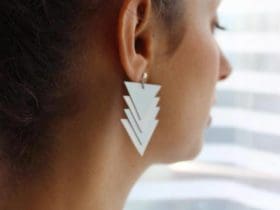 Boucles d'oreilles en cuir