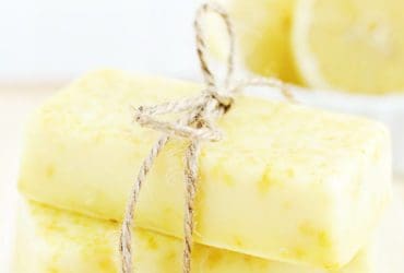 Savon au citron fait maison