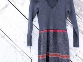 Une jolie robe à partir de deux vieux pulls en laine