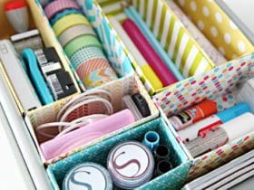 Des boites de céréales pour organiser vos tiroirs