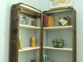 Transformer une malle en meuble à étagères