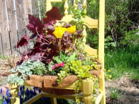 Transformer une chaise en jardinière