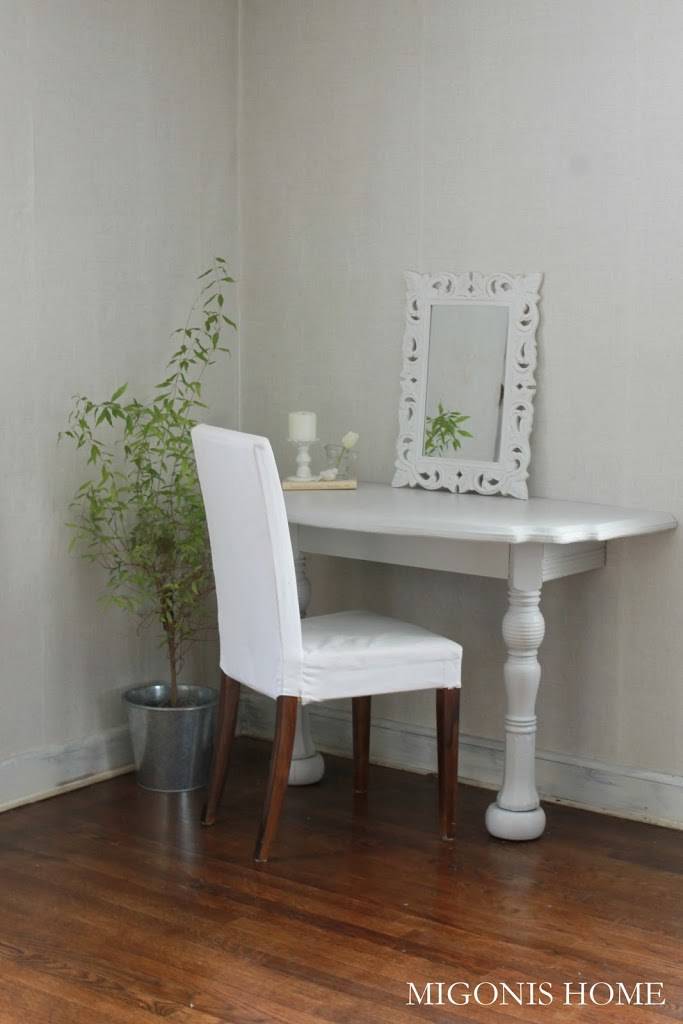 table console DIY et chaise