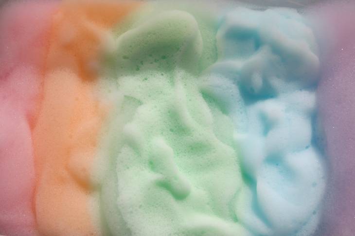 Mousse multicolore jeu sensoriel pour enfants
