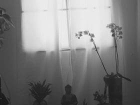 Fenêtre lumineuse trompe l'œil