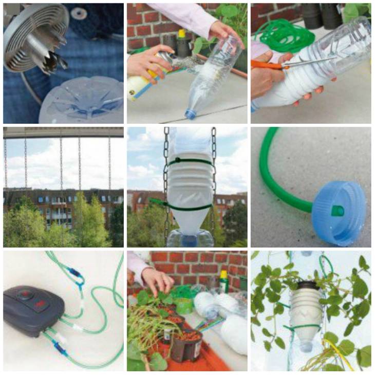 étapes de fabrication d'un jardin suspendu pour faire de la culture hydroponique