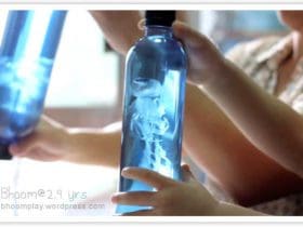 Méduse dans une bouteille