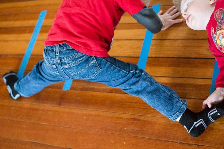 jeux d'étirement pour enfants