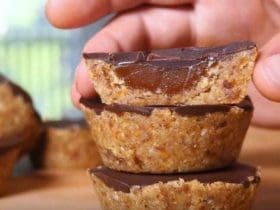 Mini tartes chocolat caramel sans cuisson