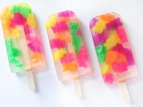 Glace au Sprite et aux bonbons gélifiés