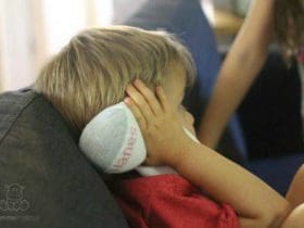 Chaussette apaisante contre les douleurs d'oreilles