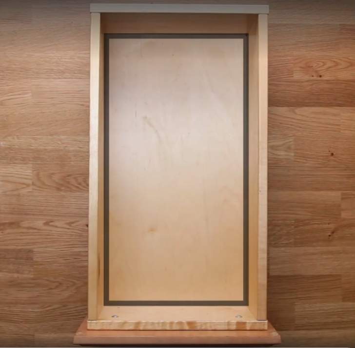 mesurer la taille du fond du tiroir