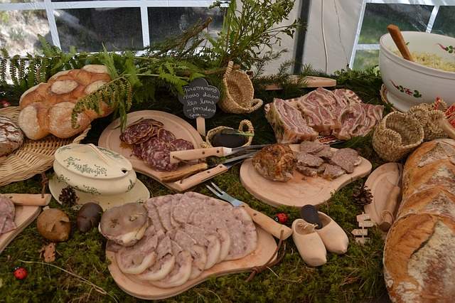 étalage de charcuterie 