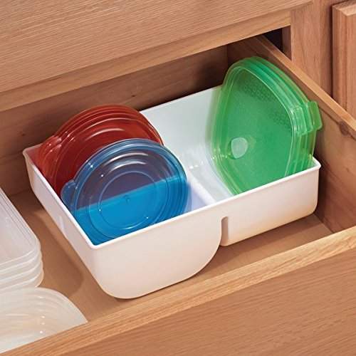 rangement de cuisine pour les couvercles en plastique