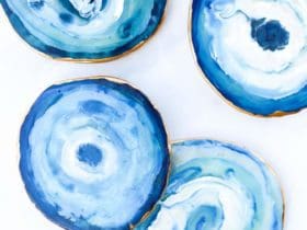 Une autre façon de faire des sous-verres Agate