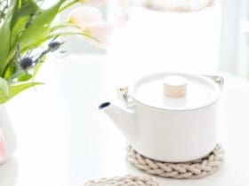 Dessous de plat à tricoter avec ses doigts