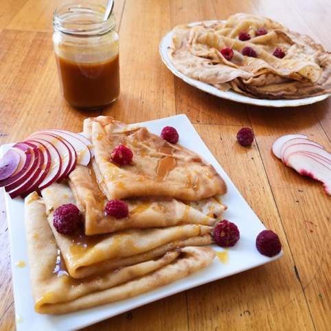 Recette de crêpes sucrées 100% Vegan