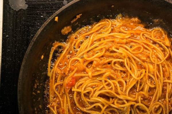 plat spaghetti 