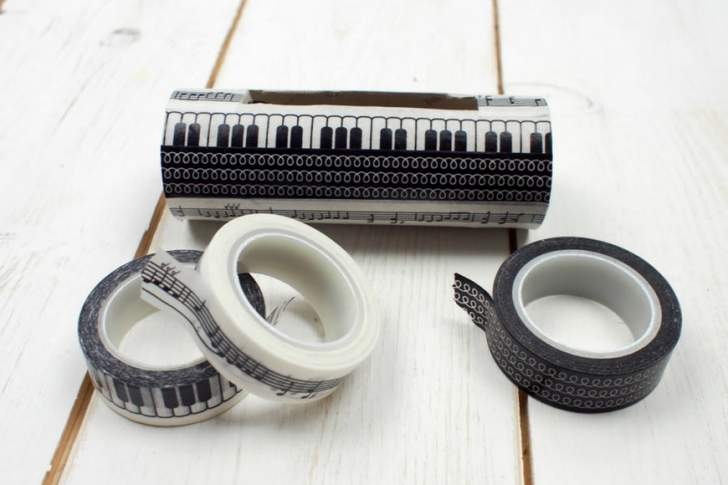 décoration avec du scotch