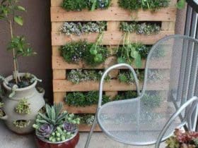 DIY jardin vertical avec des palettes