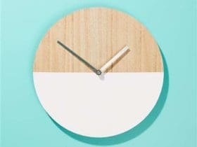 DIY horloge murale tendance en bois