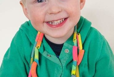 Collier de pâtes pour la fête des mères