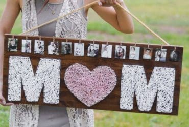 Tableau-souvenirs DIY pour la fête des mères