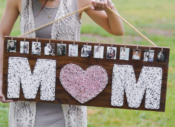 Tableau-souvenirs DIY pour la fête des mères