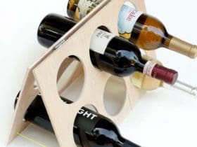 Porte-bouteilles de vin DIY