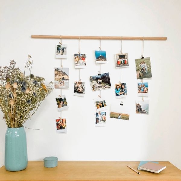 Décoration photo sur un mur