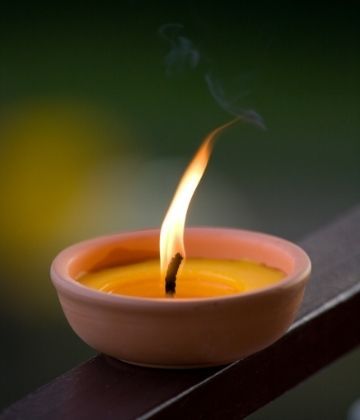 Bougie à la citronnelle