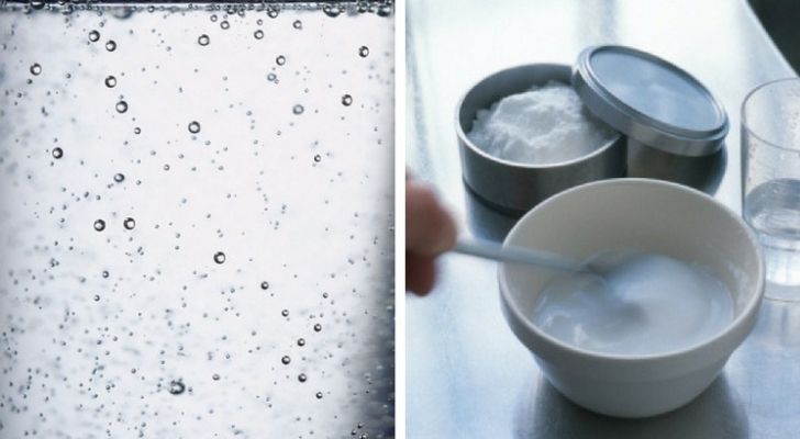 Du bicarbonate de soude et de l’eau gazeuse