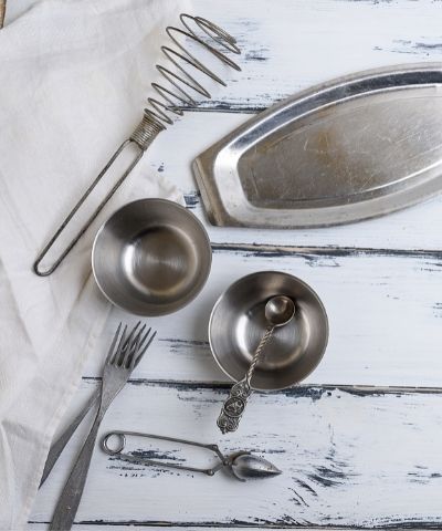 ustensiles en métal