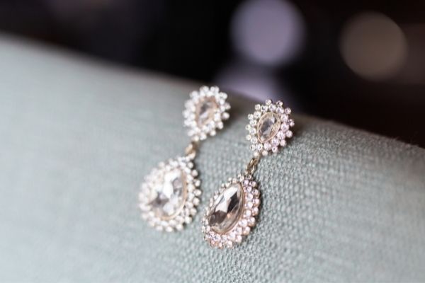 boucles d’oreilles en diamant