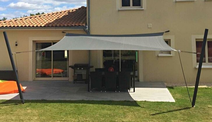 Terrasse - voile d'ombrage