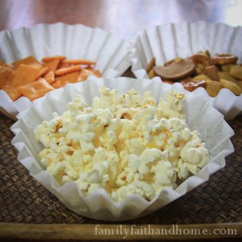 Présenter des snacks et des pâtisseries avec des filtres à café