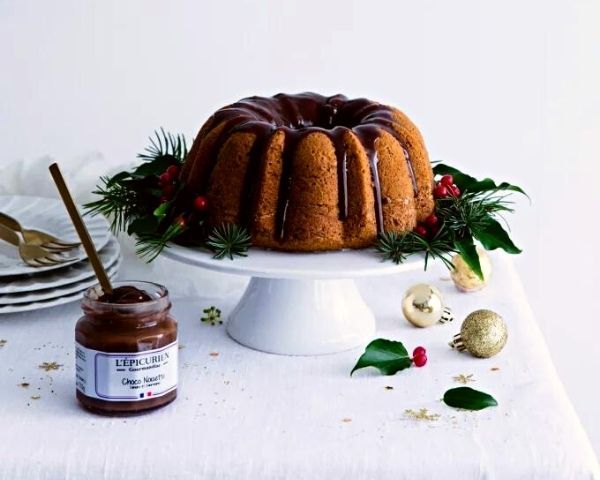 Bundt cake choco noisette