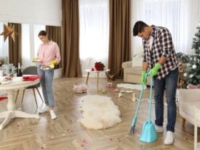 Trucs et astuces pour un nettoyage rapide après une soirée à la maison
