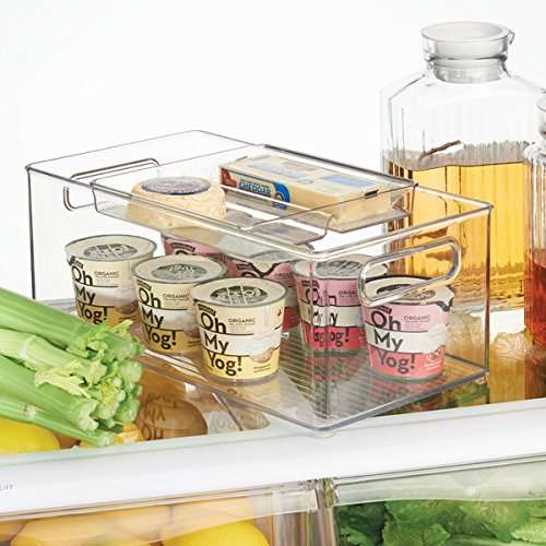 Des bacs de rangement transparents pour gagner de la place dans le frigo