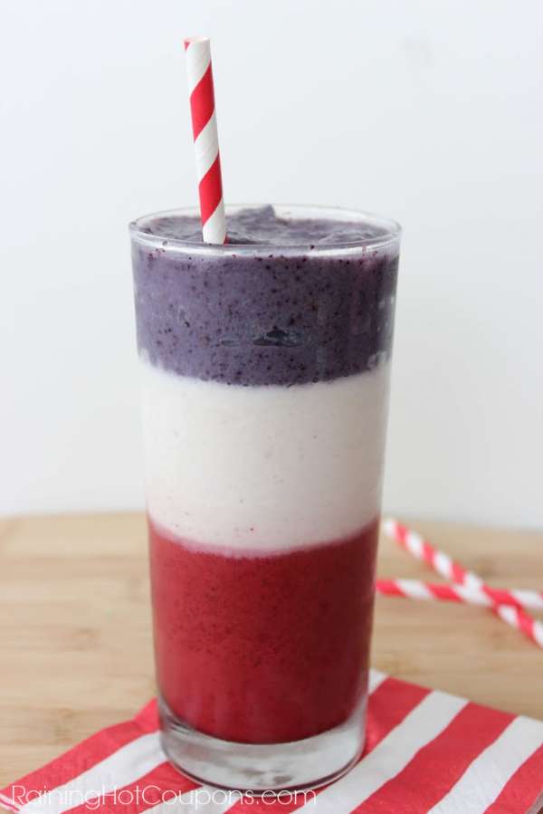 Un smoothie tricolore