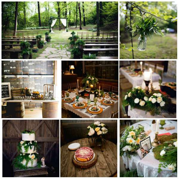 Mariage nature verte