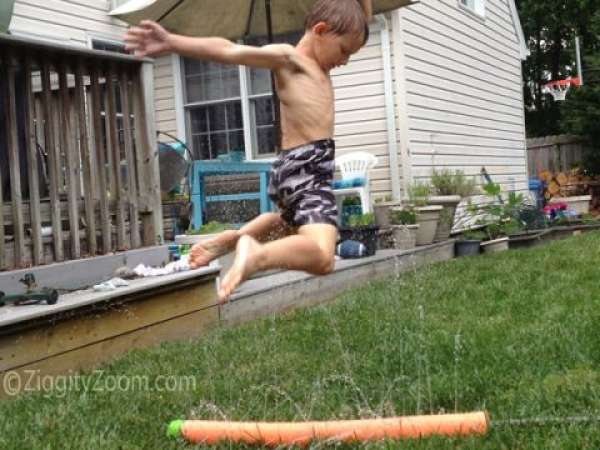 Jeux d'eau pour l'été