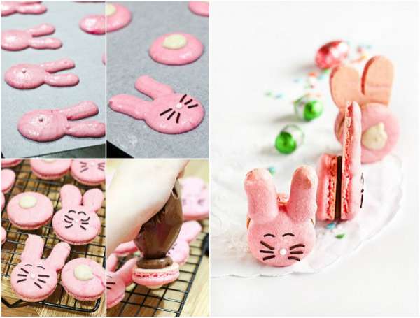 Macarons têtes de lapins